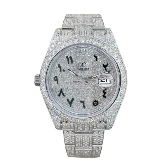 Classic 41 – Diamond Dial | Steel Bracelet & Diamond Bezel
